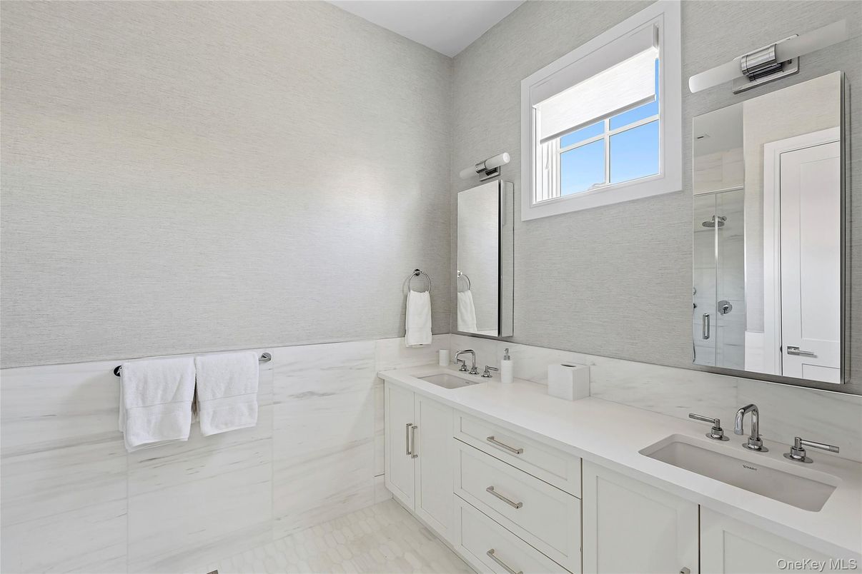 Bathroom, Dual Sink Vanities, Interior, Marble