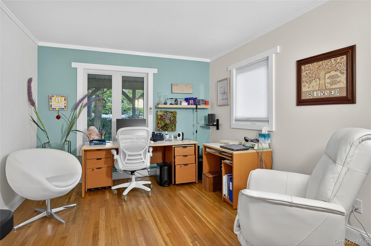 Home Office, Interior, Wood Texture Flooring