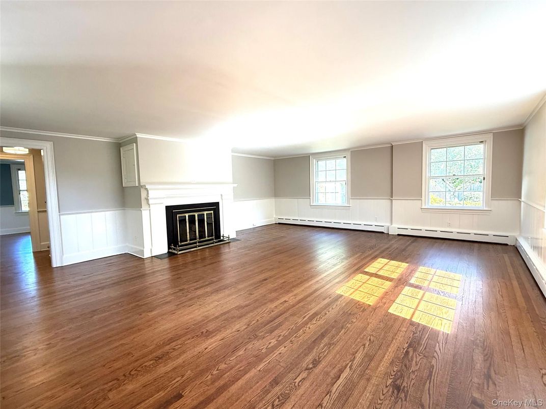 Empty room, Fireplace, Interior, Wood Texture Flooring
