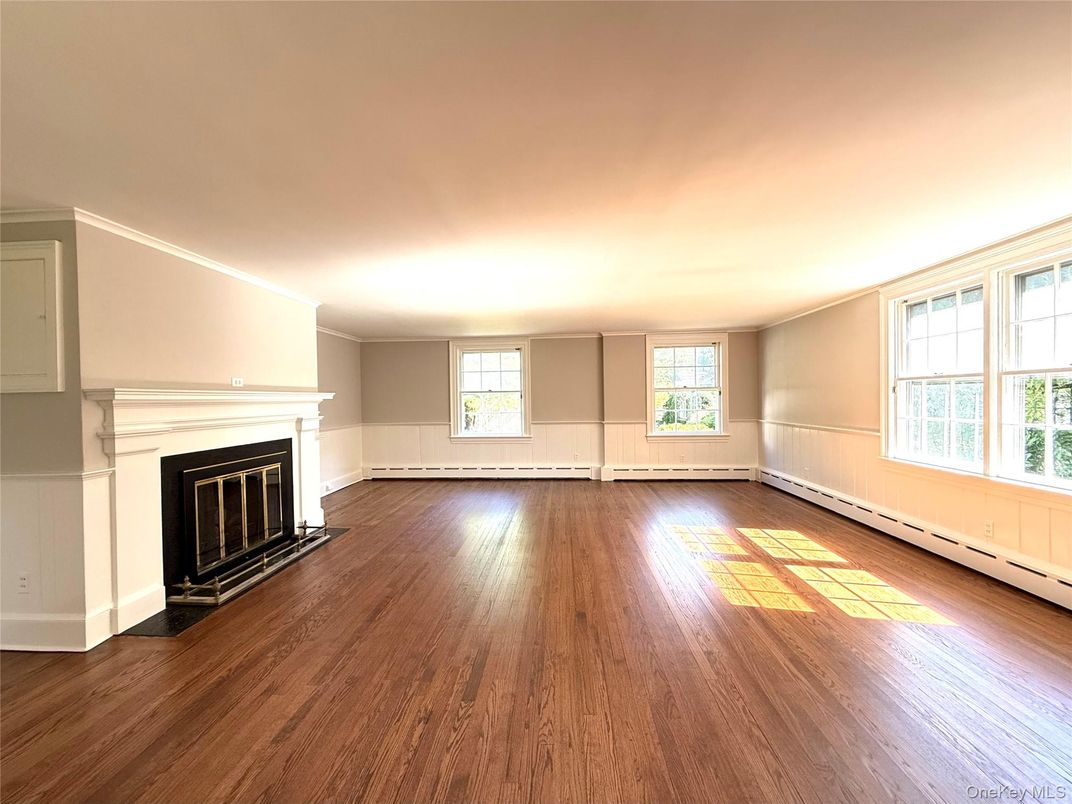 Empty room, Fireplace, Interior, Wood Texture Flooring