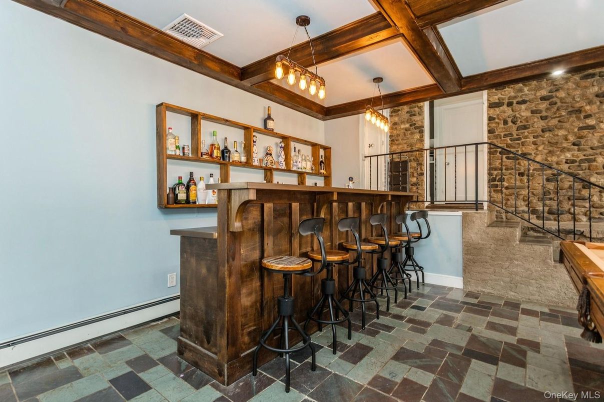 Interior, Pendant Lights, Wooden Beams