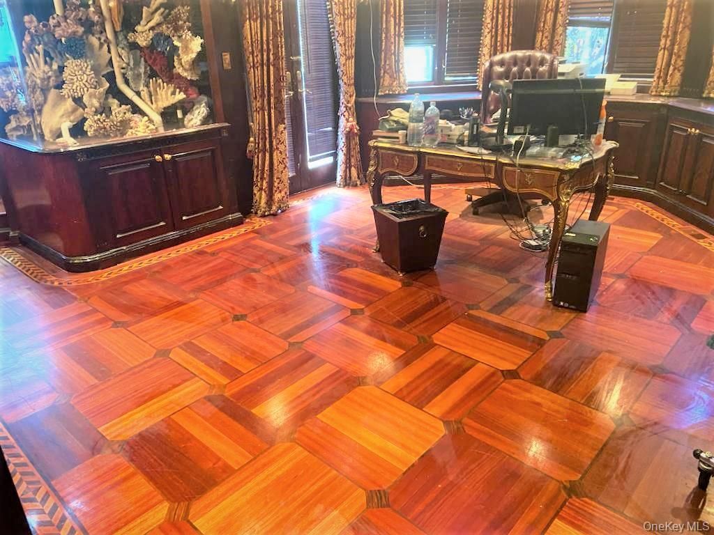 Home Office, Interior, Wood Texture Flooring