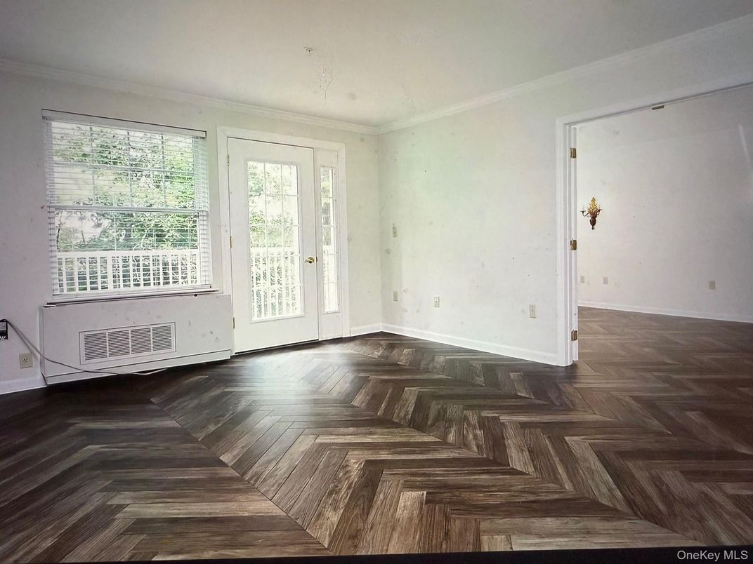 Empty room, Interior, Wood Texture Flooring