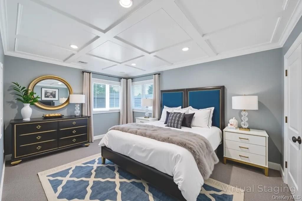 Bedroom, Interior, Recessed Lighting