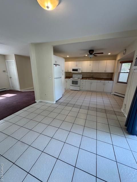 Empty room, Interior, Kitchen, Recessed Lighting
