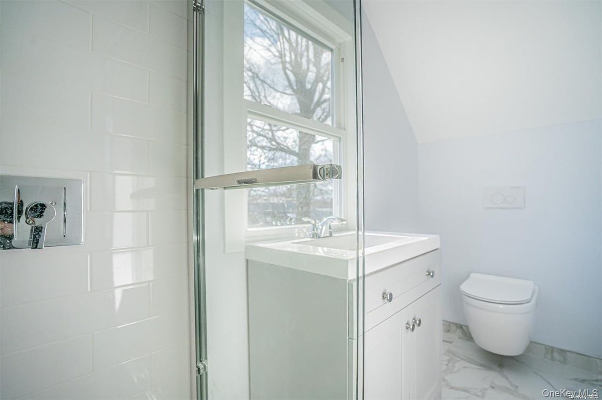 Bathroom, Glass Shower, Interior, Marble