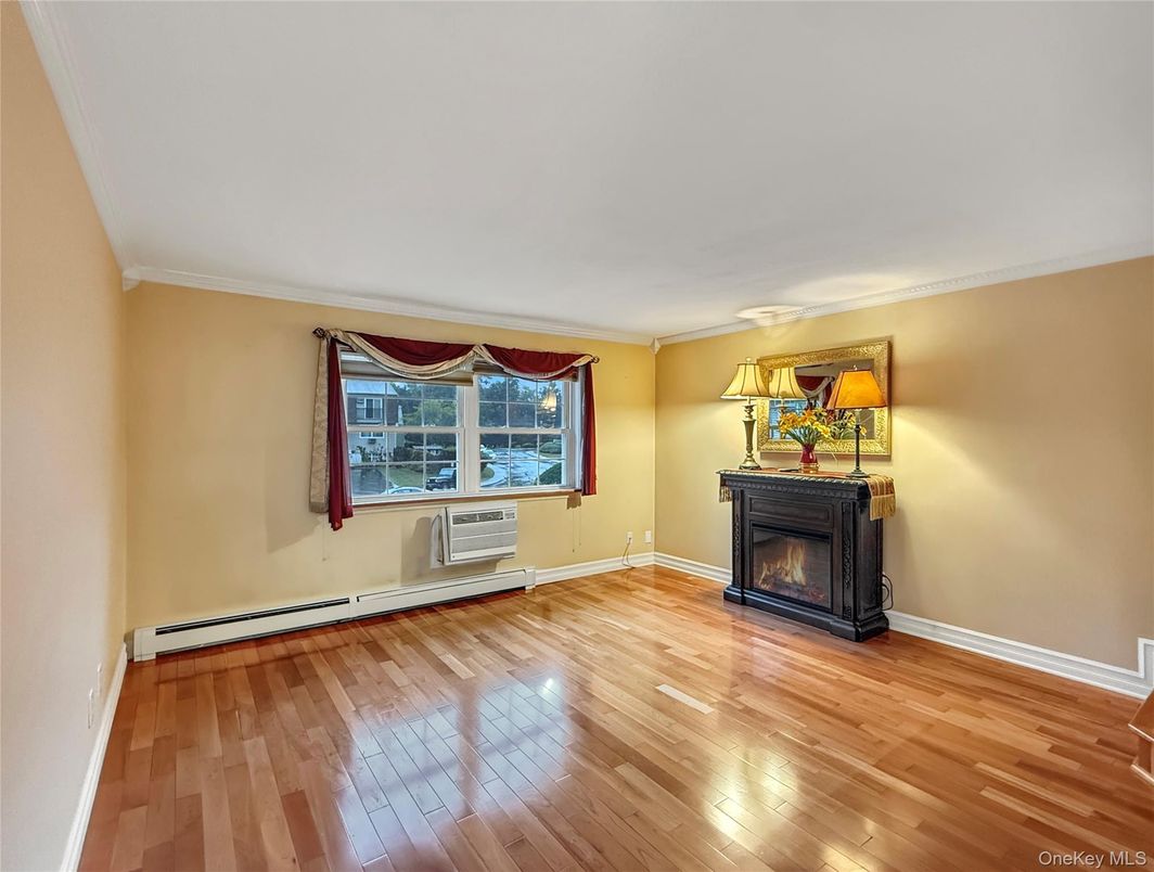 Empty room, Fireplace, Interior, Wood Texture Flooring