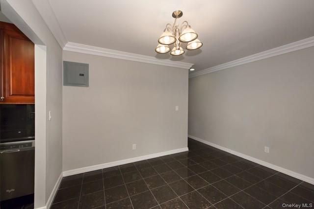 Chandelier, Empty room, Interior