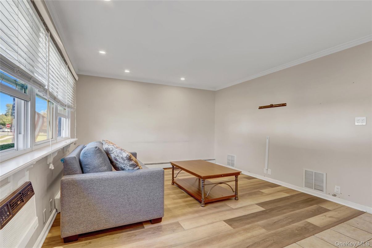 Fireplace, Interior, Recessed Lighting, Wood Texture Flooring