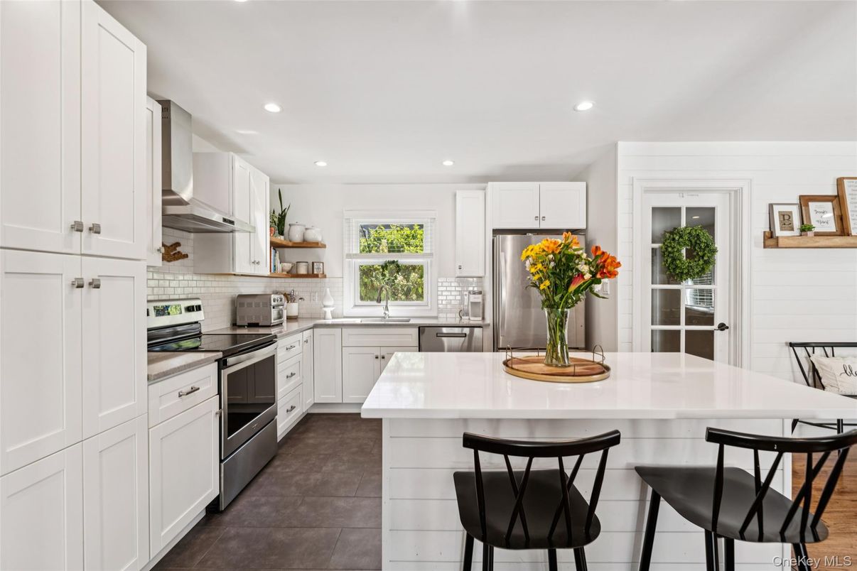 Interior, Kitchen, Recessed Lighting, Stainless Steel Appliances