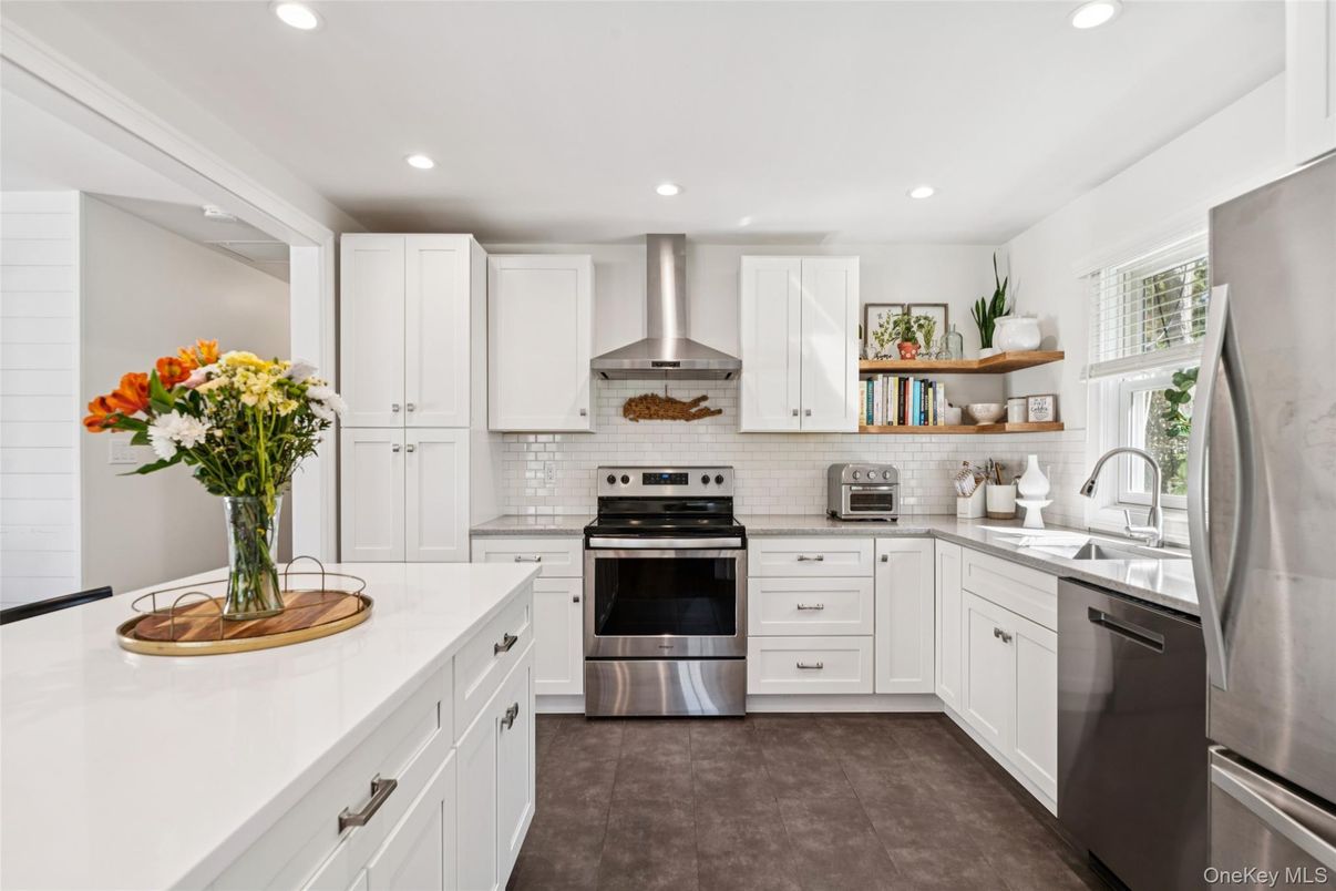 Interior, Kitchen, Recessed Lighting, Stainless Steel Appliances