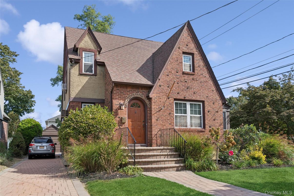 Exterior, Facade, Brick Facade, Tudor Revival