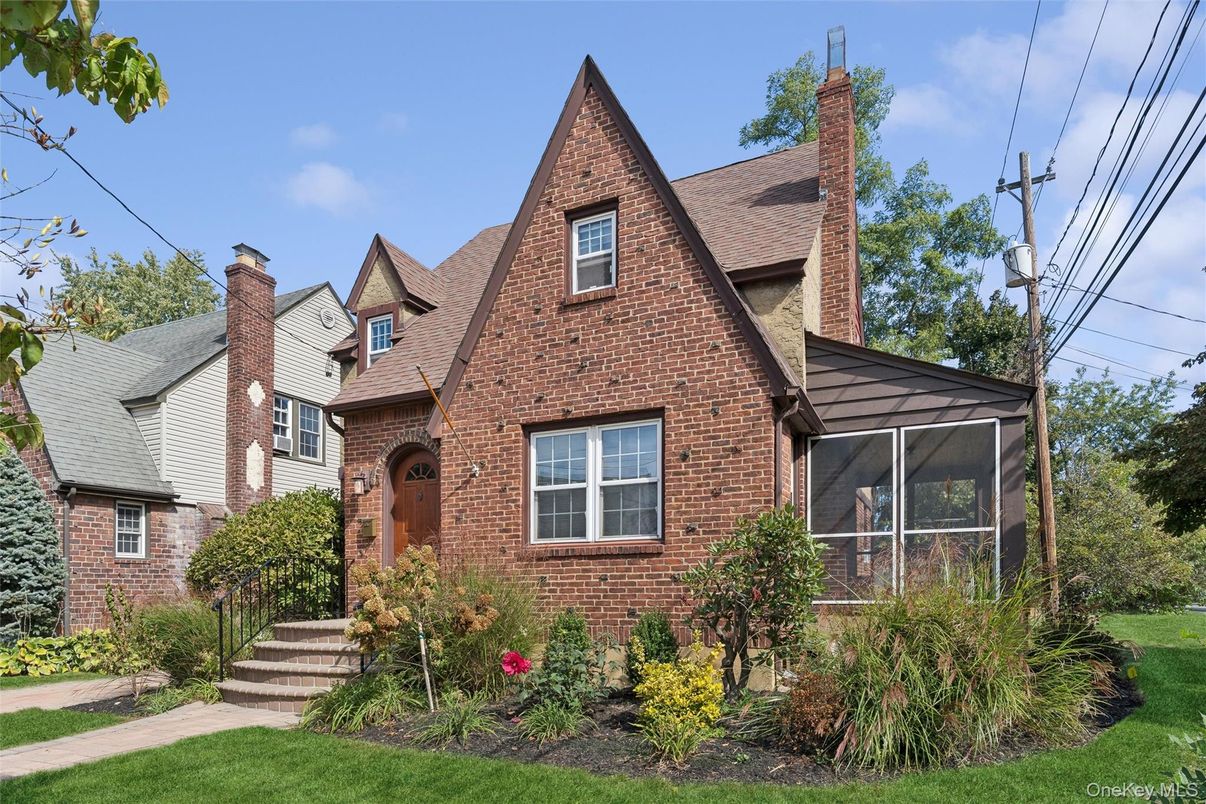 Exterior, Facade, Brick Facade, Tudor Revival
