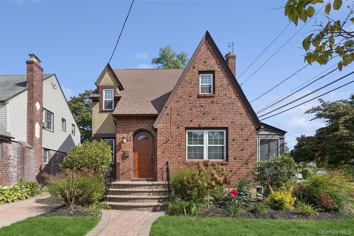Exterior, Facade, Brick Facade, Tudor Revival