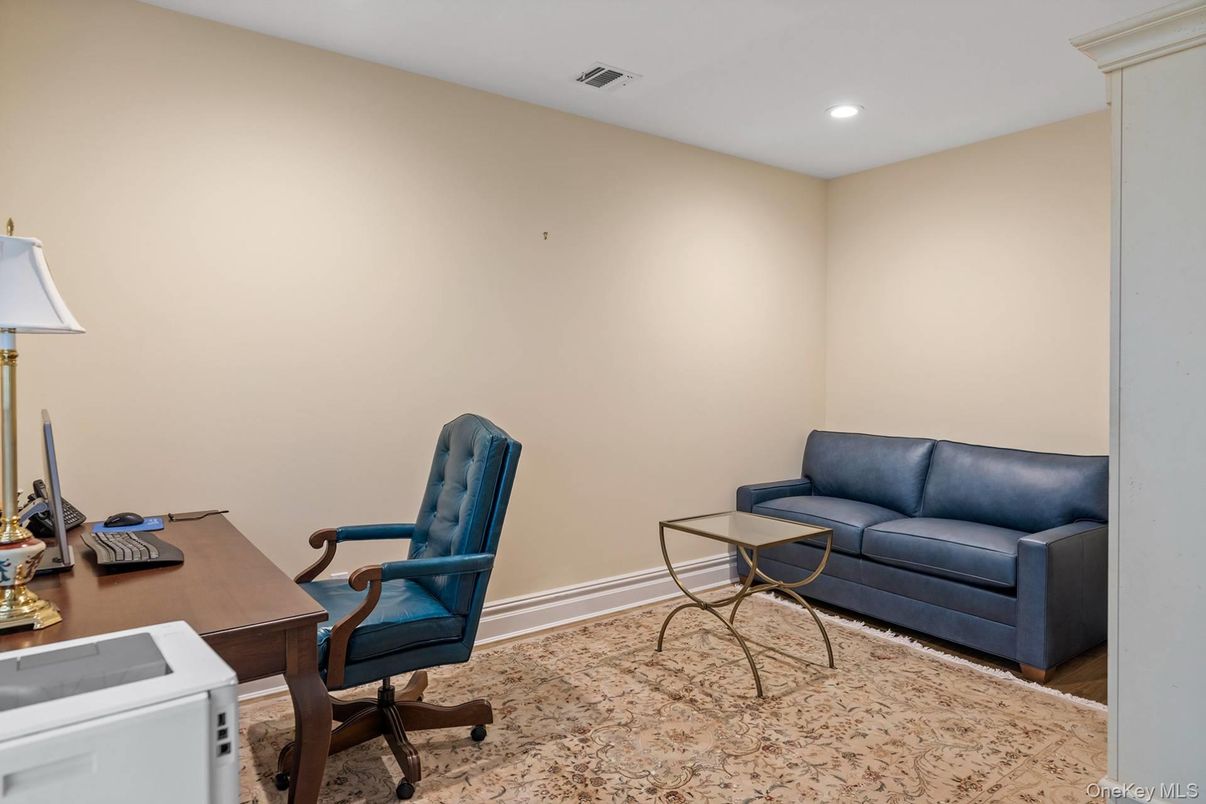 Home Office, Interior, Recessed Lighting