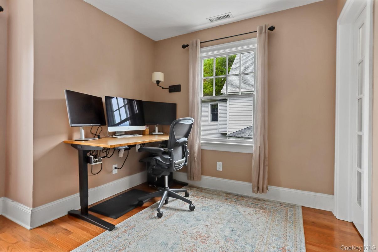 Home Office, Interior, Wood Texture Flooring