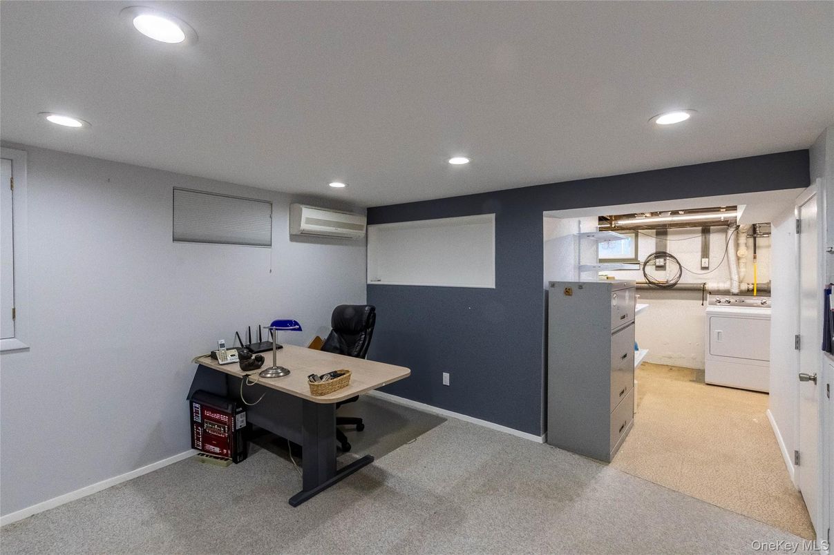 Home Office, Interior, Recessed Lighting