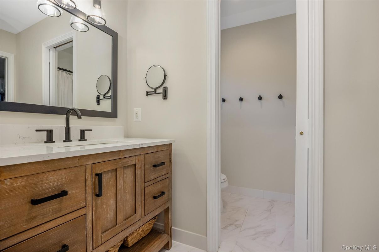 Bathroom, Dual Sink Vanities, Interior, Marble