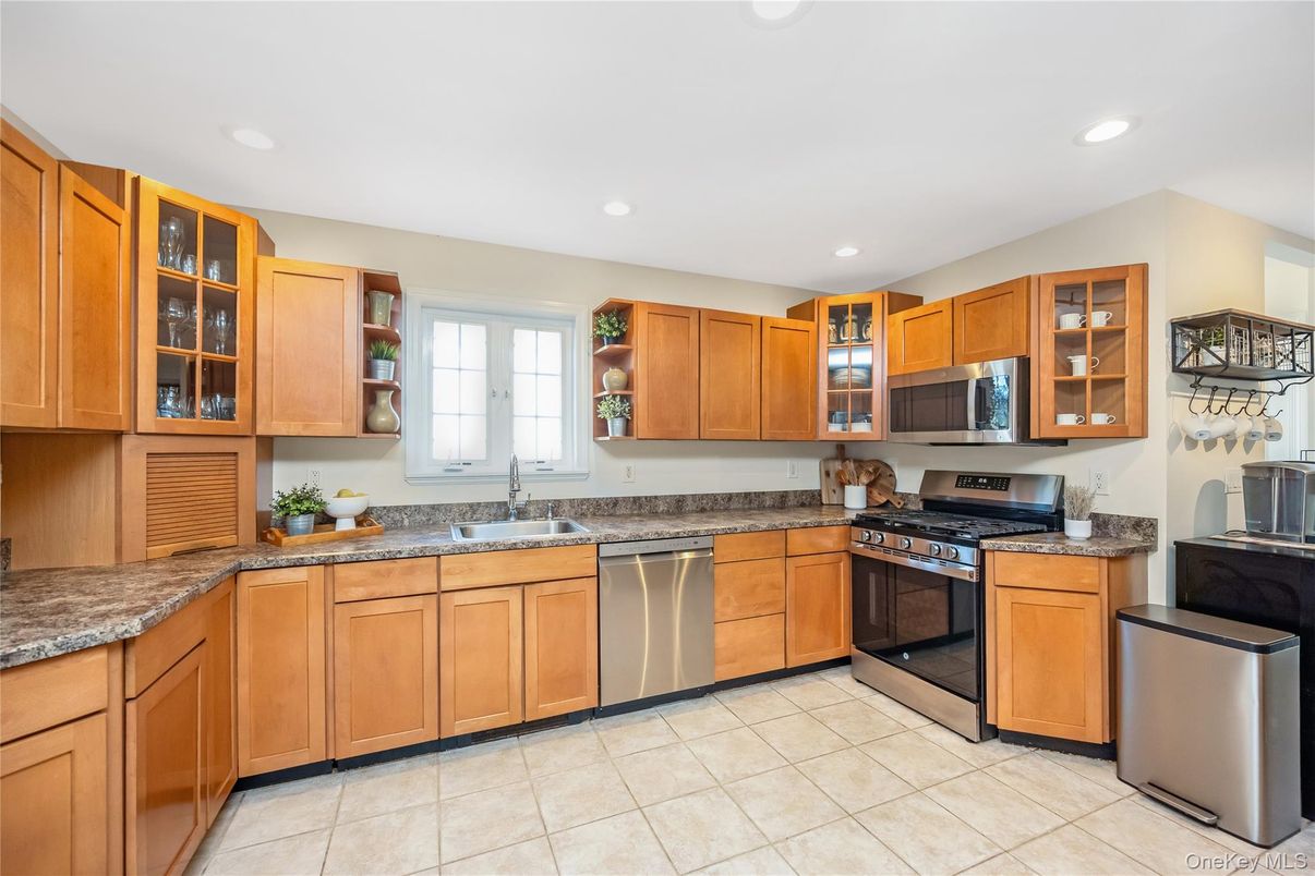 Interior, Kitchen, Recessed Lighting, Stainless Steel Appliances
