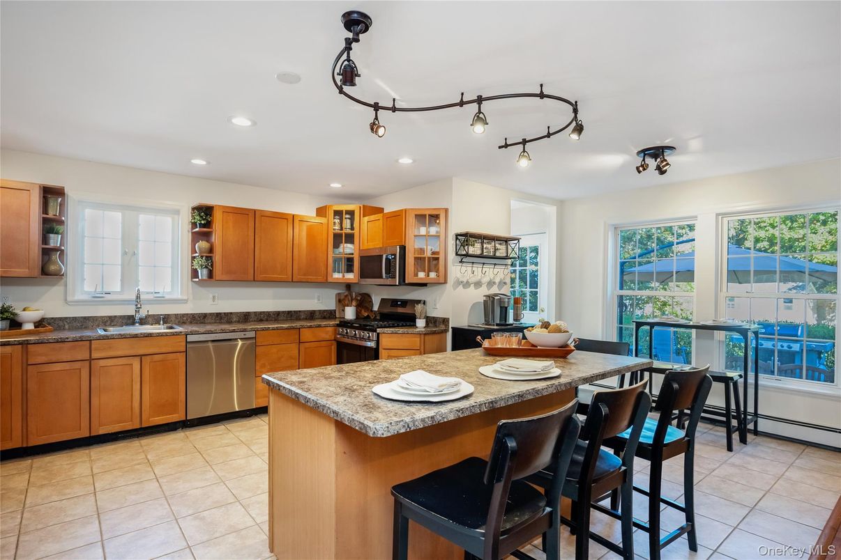 Interior, Kitchen, Recessed Lighting, Stainless Steel Appliances