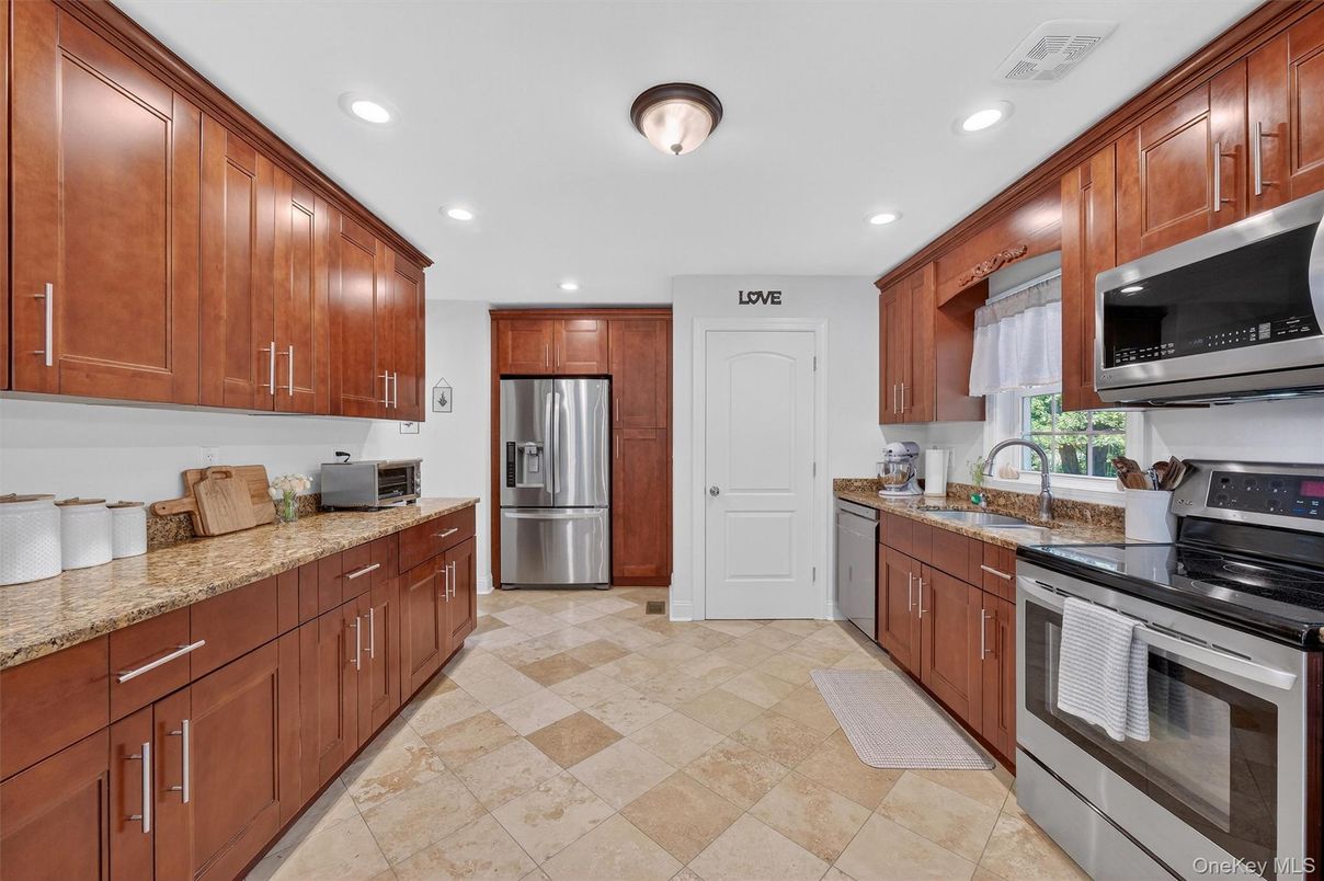 Interior, Kitchen, Recessed Lighting, Stainless Steel Appliances