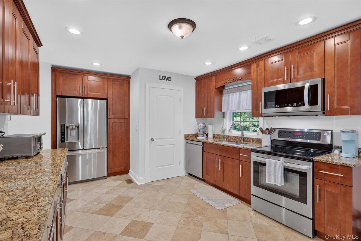 Interior, Kitchen, Recessed Lighting, Stainless Steel Appliances