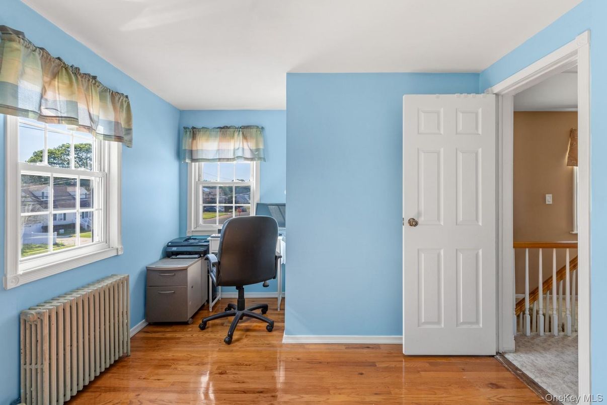Home Office, Interior, Wood Texture Flooring