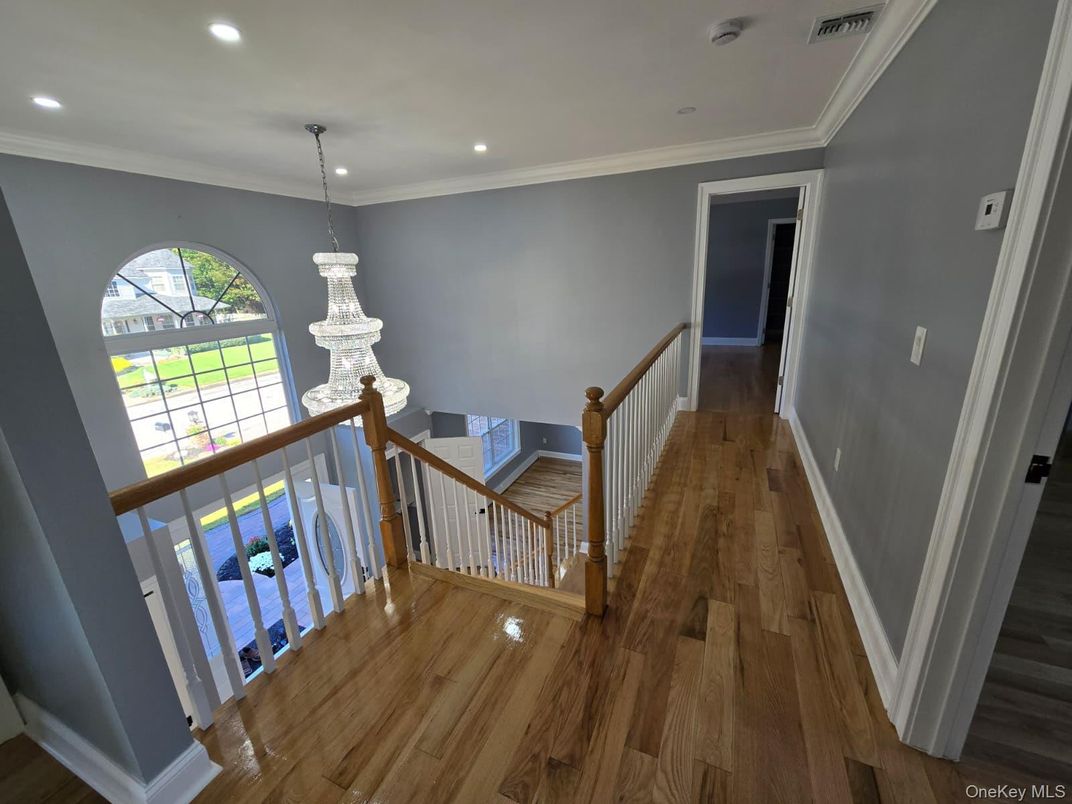Chandelier, Interior, Recessed Lighting, Wood Texture Flooring