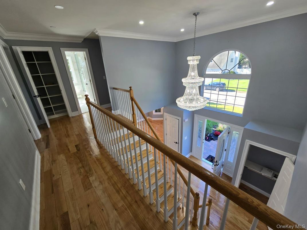 Chandelier, Interior, Recessed Lighting, Wood Texture Flooring