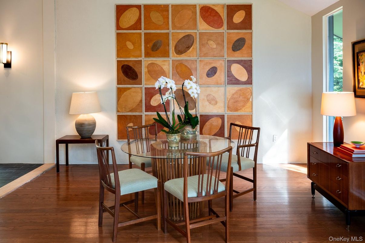 Dining room, Interior, Wood Texture Flooring