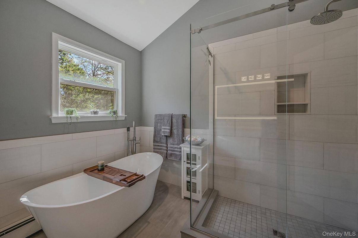 Bathroom, Free Standing Baths, Glass Shower, Interior