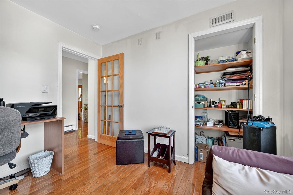 Home Office, Interior, Wood Texture Flooring