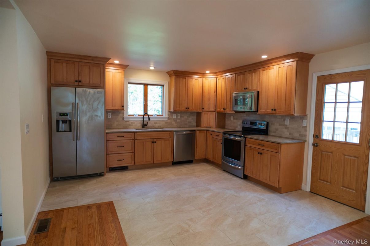 Interior, Kitchen, Recessed Lighting, Stainless Steel Appliances