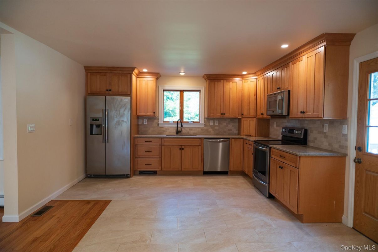 Interior, Kitchen, Recessed Lighting, Stainless Steel Appliances