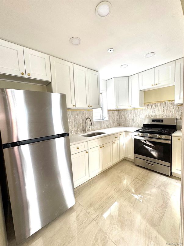 Interior, Kitchen, Recessed Lighting, Stainless Steel Appliances