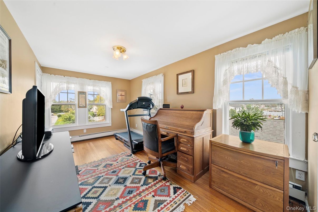 Home Office, Interior, Wood Texture Flooring