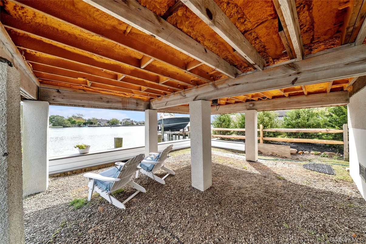 Exterior, Water, Wooden Beams