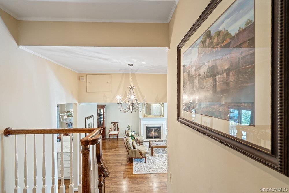 Chandelier, Fireplace, Interior, Wood Texture Flooring