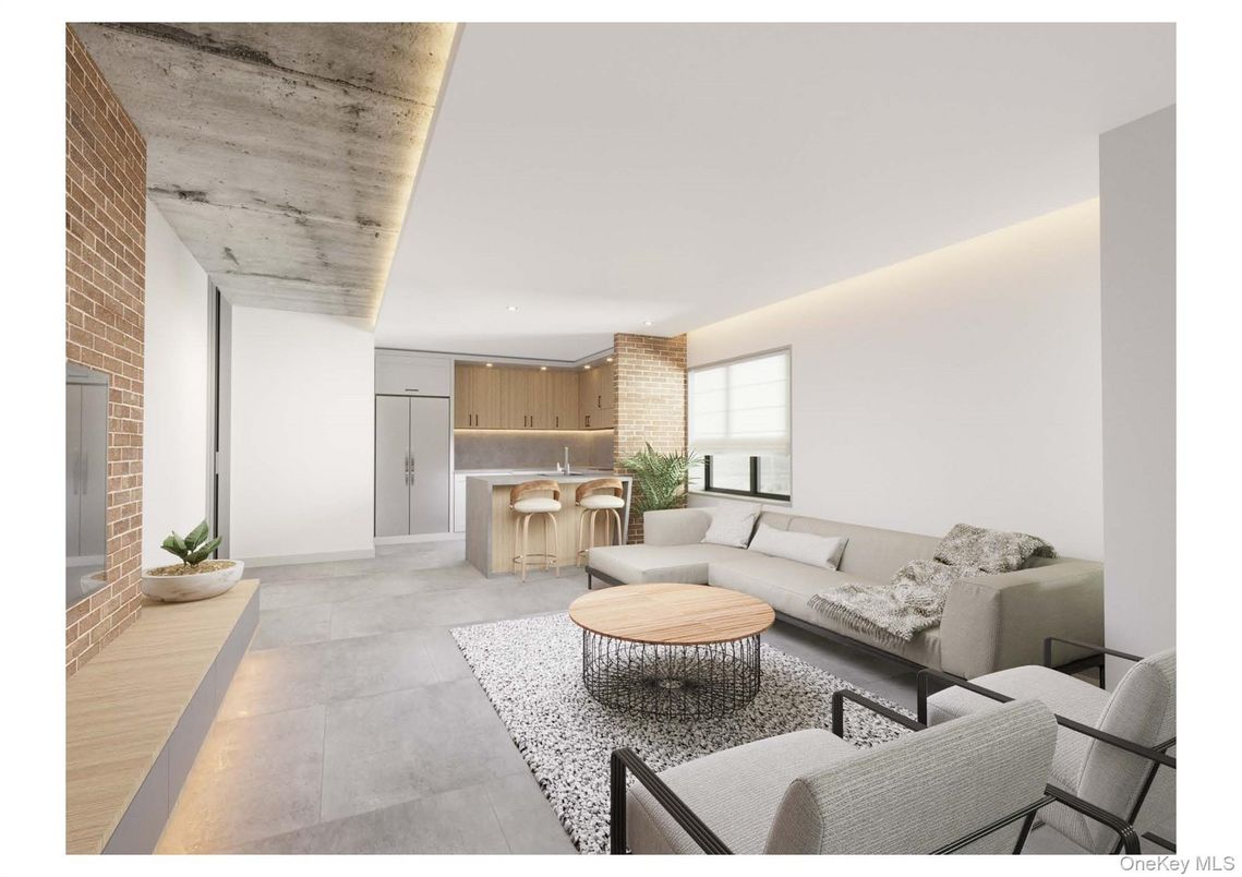 Interior, Kitchen, Living room, Stone Walls