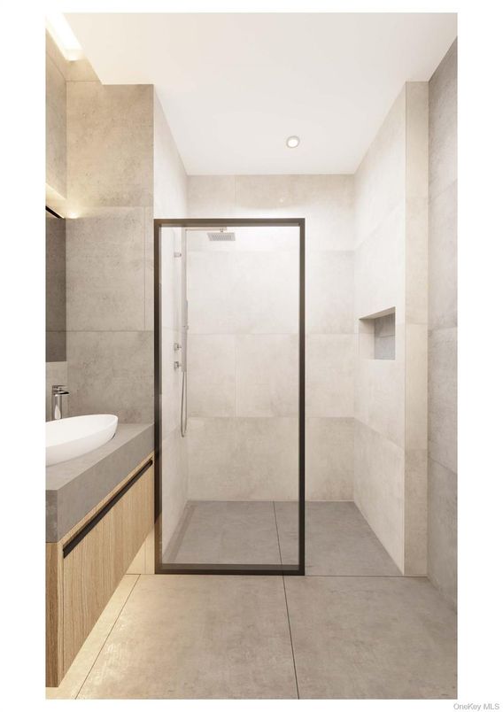 Bathroom, Interior, Recessed Lighting