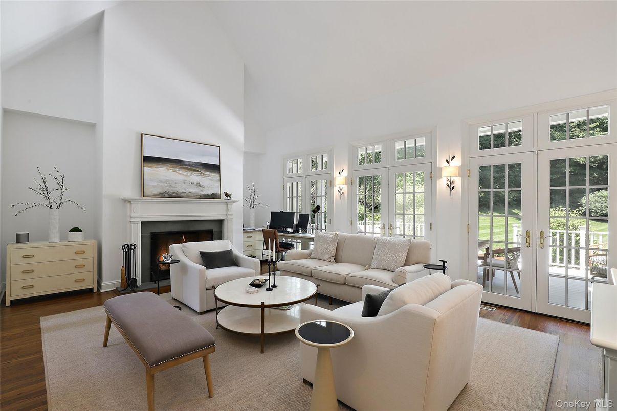 Fireplace, Interior, Living room, Piano, Wood Texture Flooring