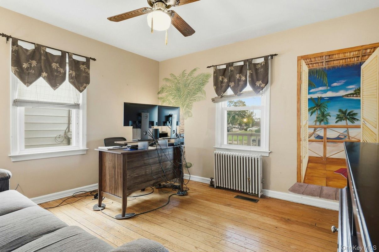Home Office, Interior, Wood Texture Flooring