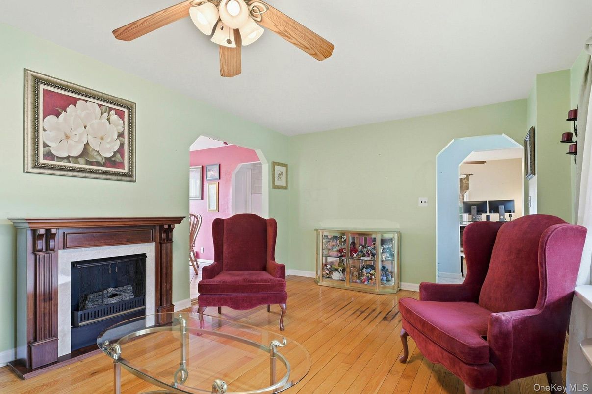 Fireplace, Interior, Wood Texture Flooring