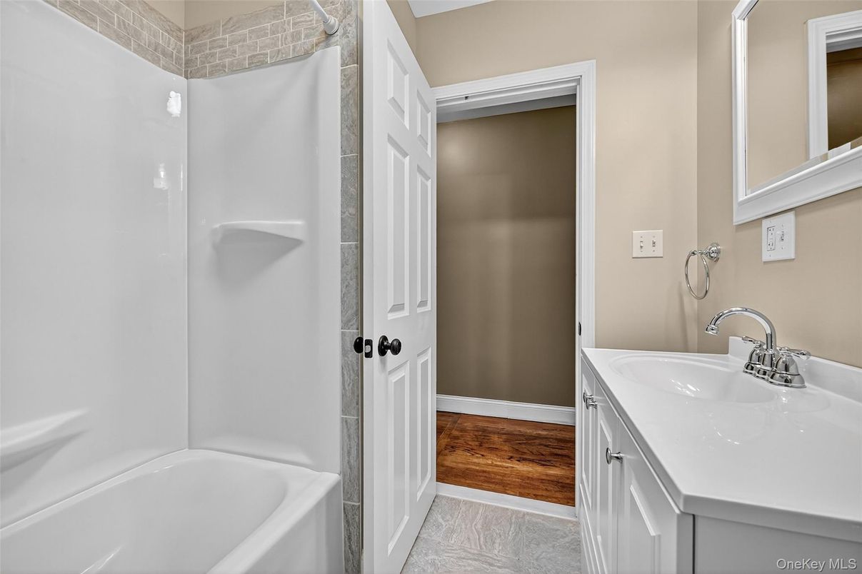 Bathroom, Interior, Wood Texture Flooring
