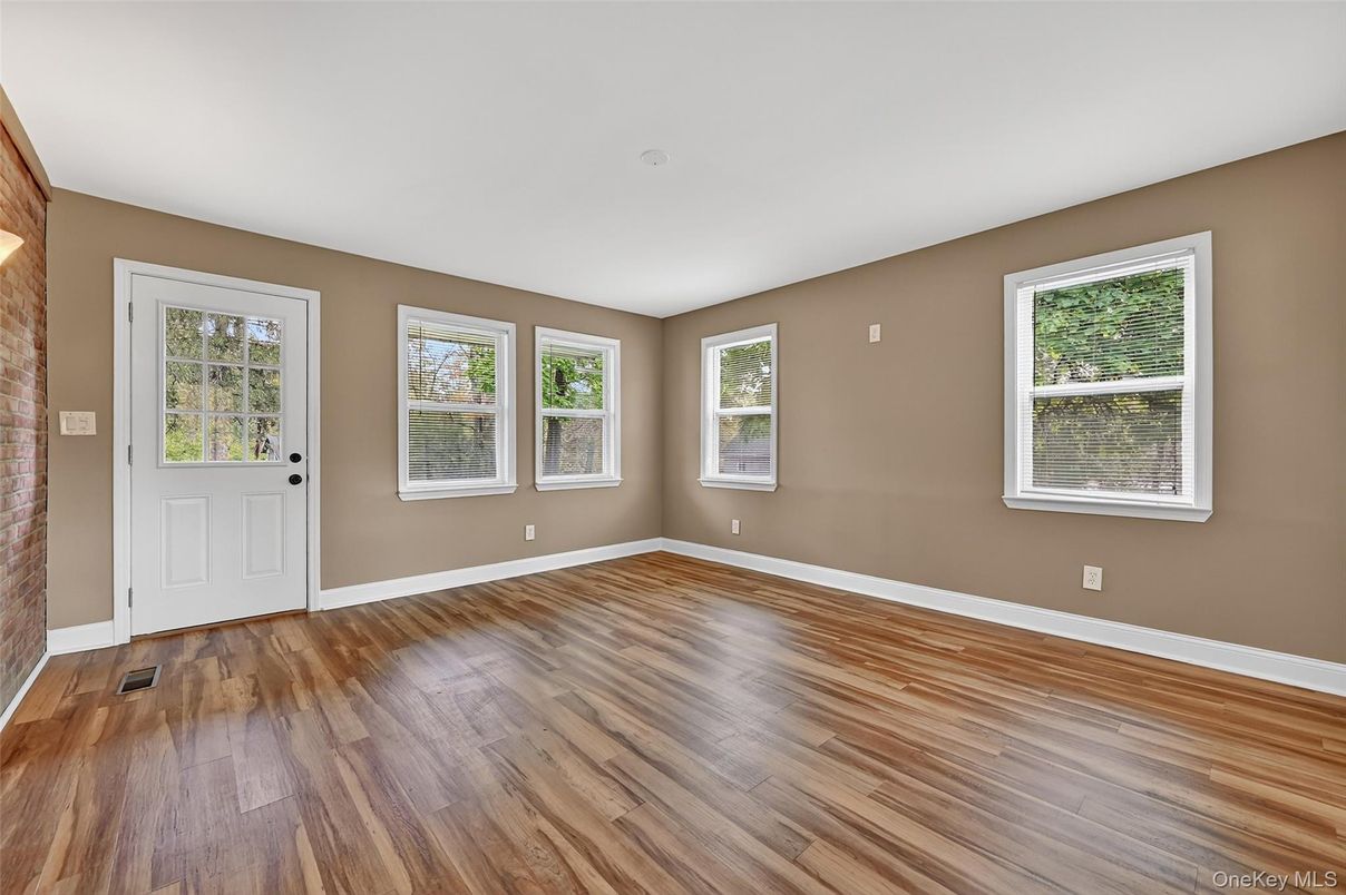 Empty room, Interior, Wood Texture Flooring
