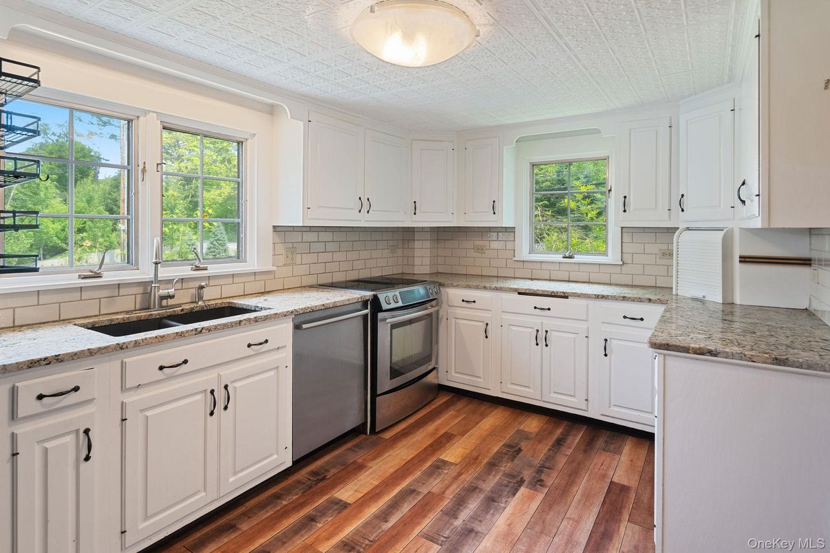 Interior, Kitchen, Wood Texture Flooring