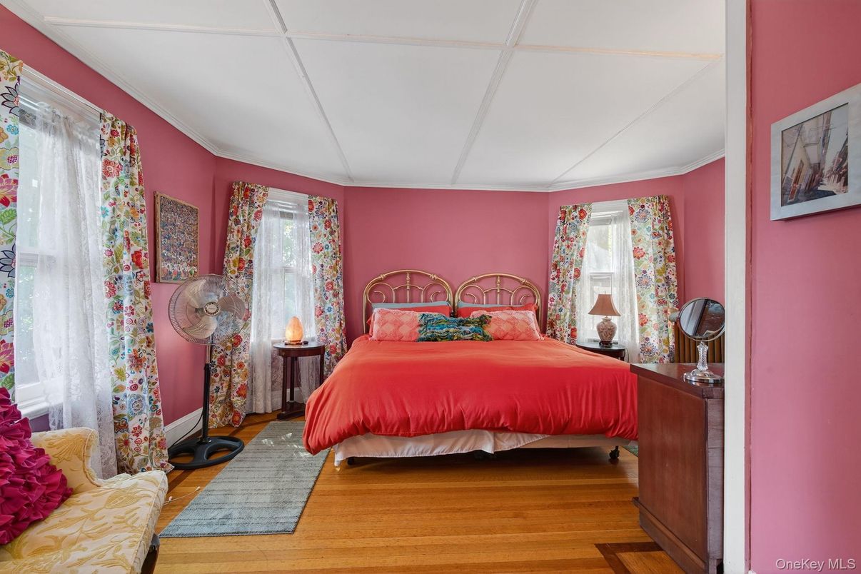 Bedroom, Interior, Wood Texture Flooring