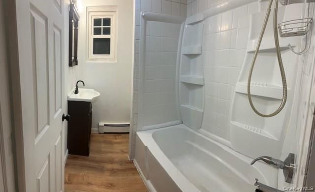 Bathroom, Interior, Wood Texture Flooring