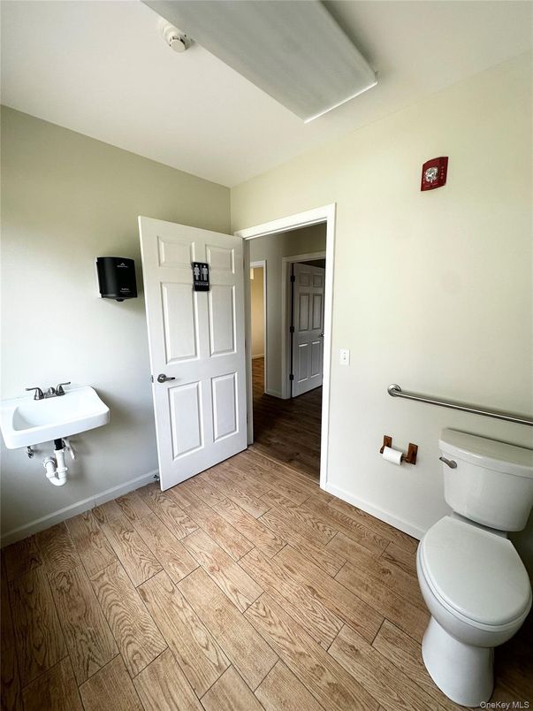 Bathroom, Interior, Wood Texture Flooring