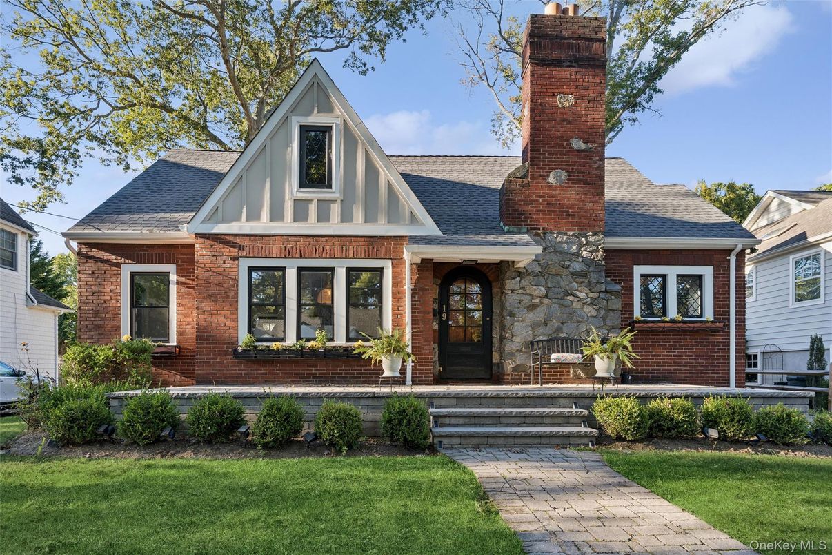 Exterior, Facade, Brick Facade, Tudor Revival